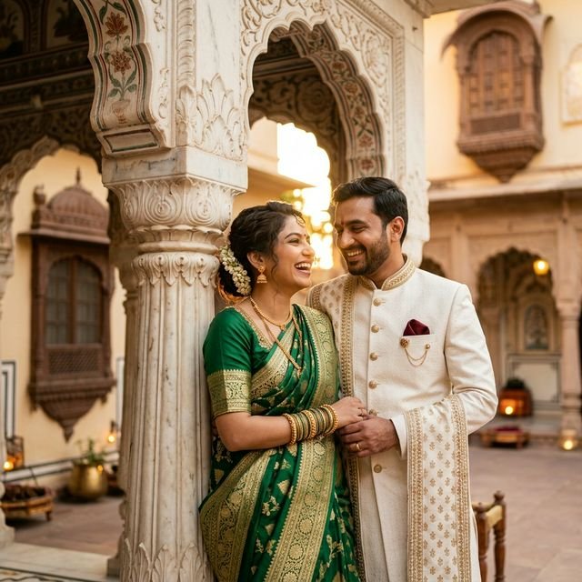 Happy Indian Couple 4